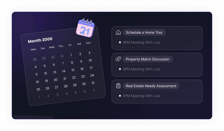 Calendar integration interface